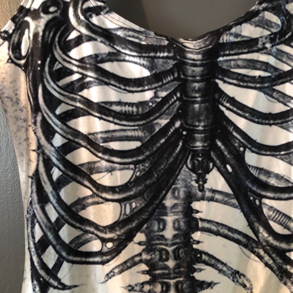 Skeleton One Piece Swimsuit - Picture 4 of 4